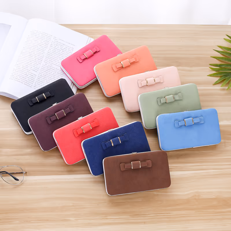 Large Capacity Women Bowknot Wallets